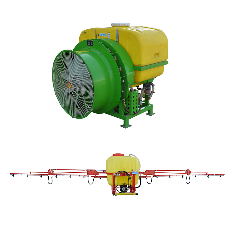 Дифференцированное применение штангового опрыскивателя и пневматического опрыскивателя.